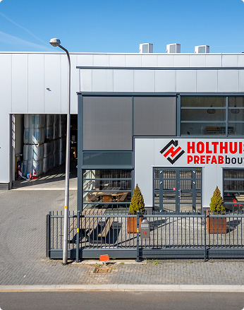 Het bedrijfspand van Holthuis Prefab