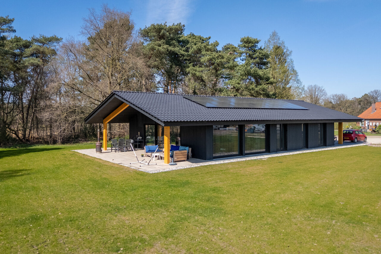 Prefab dakelement in uitvoering
